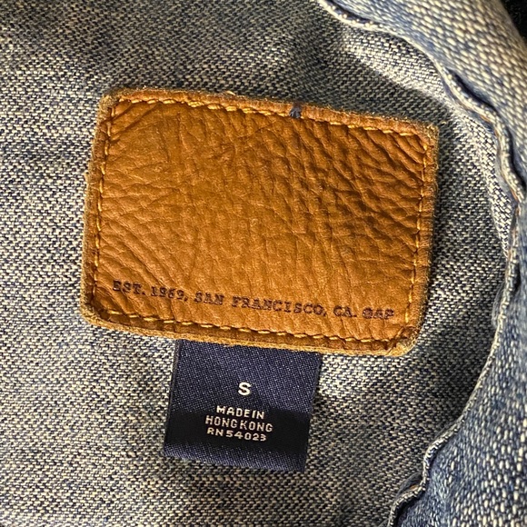 Vintage Gap San Francisco Classic Blue Denim Jacket Size S - Picture 7 of 9